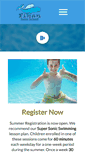 Mobile Screenshot of finanswimschool.com