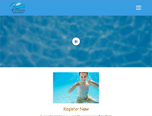 Tablet Screenshot of finanswimschool.com